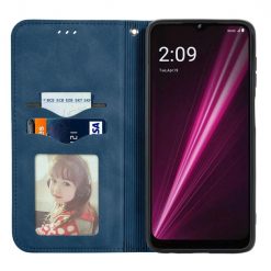 Lacné Kryty | Peňaženkové puzdro Business case modré – T Phone Pro / T Phone Pro (2023) | Lacné Kryty