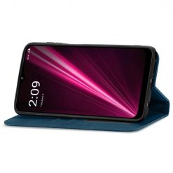 Lacné Kryty | Peňaženkové puzdro Business case modré – T Phone Pro / T Phone Pro (2023) | Lacné Kryty