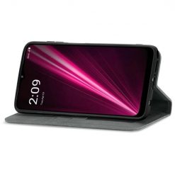 Lacné Kryty | Peňaženkové puzdro Business case sivé – T Phone Pro / T Phone Pro (2023) | Lacné Kryty