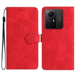 Peňaženkové puzdro Embossing Pattern Kvety červené – Xiaomi Redmi Note 12S | Lacné Kryty Lacné Kryty | Peňaženkové puzdro Embossing Pattern Kvety červené – Xiaomi Redmi Note 12S | Lacné Kryty
