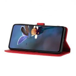 Peňaženkové puzdro Embossing Pattern Kvety červené – Xiaomi Redmi Note 12S | Lacné Kryty Lacné Kryty | Peňaženkové puzdro Embossing Pattern Kvety červené – Xiaomi Redmi Note 12S | Lacné Kryty