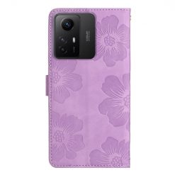 Peňaženkové puzdro Embossing Pattern Kvety fialové – Xiaomi Redmi Note 12S | Lacné Kryty Lacné Kryty | Peňaženkové puzdro Embossing Pattern Kvety fialové – Xiaomi Redmi Note 12S | Lacné Kryty