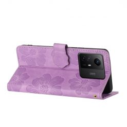 Peňaženkové puzdro Embossing Pattern Kvety fialové – Xiaomi Redmi Note 12S | Lacné Kryty Lacné Kryty | Peňaženkové puzdro Embossing Pattern Kvety fialové – Xiaomi Redmi Note 12S | Lacné Kryty