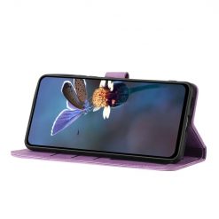Peňaženkové puzdro Embossing Pattern Kvety fialové – Xiaomi Redmi Note 12S | Lacné Kryty Lacné Kryty | Peňaženkové puzdro Embossing Pattern Kvety fialové – Xiaomi Redmi Note 12S | Lacné Kryty