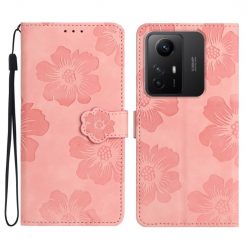 Peňaženkové puzdro Embossing Pattern Kvety ružové – Xiaomi Redmi Note 12S | Lacné Kryty Lacné Kryty | Peňaženkové puzdro Embossing Pattern Kvety ružové – Xiaomi Redmi Note 12S | Lacné Kryty