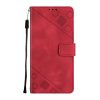 Lacné Kryty | Peňaženkové puzdro Embossing Pattern Square modré – Infinix Note 12 Pro 5G | Lacné Kryty