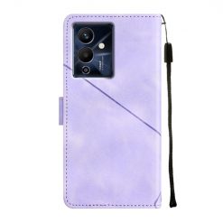Peňaženkové puzdro Embossing Pattern Square fialové – Infinix Note 12 Pro 5G | Lacné Kryty Lacné Kryty | Peňaženkové puzdro Embossing Pattern Square fialové – Infinix Note 12 Pro 5G | Lacné Kryty