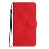Lacné Kryty | Peňaženkové puzdro Embossing Pattern Stitchy case ružové – Sony Xperia 10 V | Lacné Kryty