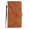 Lacné Kryty | Peňaženkové puzdro Embossing Pattern Stitchy case zelené – Sony Xperia 1 V | Lacné Kryty