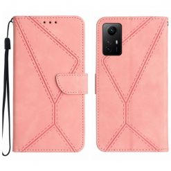 Peňaženkové puzdro Embossing Pattern Stitchy case ružové – Xiaomi Redmi Note 12S | Lacné Kryty Lacné Kryty | Peňaženkové puzdro Embossing Pattern Stitchy case ružové – Xiaomi Redmi Note 12S | Lacné Kryty