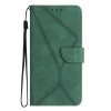 Lacné Kryty | Peňaženkové puzdro Embossing Pattern Stitchy case hnedé – Sony Xperia 10 V | Lacné Kryty