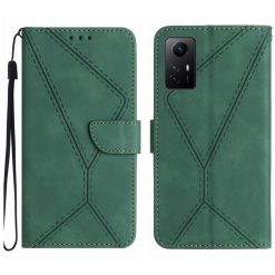 Peňaženkové puzdro Embossing Pattern Stitchy case zelené – Xiaomi Redmi Note 12S | Lacné Kryty Lacné Kryty | Peňaženkové puzdro Embossing Pattern Stitchy case zelené – Xiaomi Redmi Note 12S | Lacné Kryty