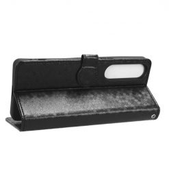 Peňaženkové puzdro Honeycomb Dot Texture Case čierne – Sony Xperia 1 V | Lacné Kryty Lacné Kryty | Peňaženkové puzdro Honeycomb Dot Texture Case čierne – Sony Xperia 1 V | Lacné Kryty