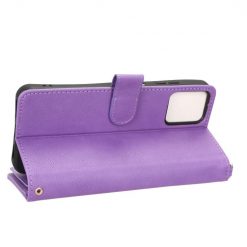 Peňaženkové puzdro Litchi Wallet case fialové – T Phone Pro / T Phone Pro (2023) | Lacné Kryty Lacné Kryty | Peňaženkové puzdro Litchi Wallet case fialové – T Phone Pro / T Phone Pro (2023) | Lacné Kryty