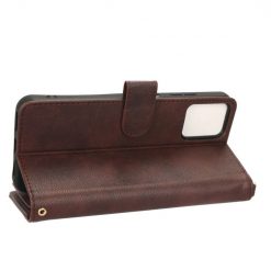 Lacné Kryty | Peňaženkové puzdro Litchi Wallet case hnedé – T Phone Pro / T Phone Pro (2023) | Lacné Kryty