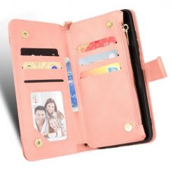 Lacné Kryty | Peňaženkové puzdro Litchi Wallet case ružové – T Phone Pro / T Phone Pro (2023) | Lacné Kryty