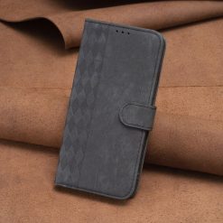 Peňaženkové puzdro Plaid case čierne – Nokia C32 | Lacné Kryty Lacné Kryty | Peňaženkové puzdro Plaid case čierne – Nokia C32 | Lacné Kryty