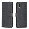 Lacné Kryty | Peňaženkové puzdro Plaid case fialové – Nokia C32 | Lacné Kryty