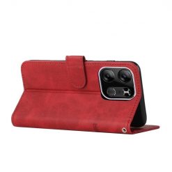 Lacné Kryty | Peňaženkové puzdro Quilted case červené – Tecno Spark Go 2023 | Lacné Kryty