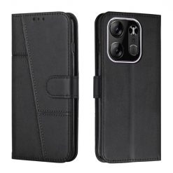 Lacné Kryty | Peňaženkové puzdro Quilted case čierne – Tecno Spark Go 2023 | Lacné Kryty