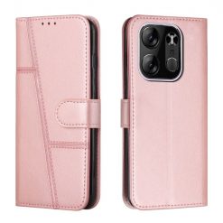 Lacné Kryty | Peňaženkové puzdro Quilted case ružové – Tecno Spark Go 2023 | Lacné Kryty