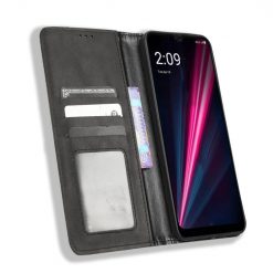 Peňaženkové puzdro Retro Leather čierne – T Phone Pro / T Phone Pro (2023) | Lacné Kryty Lacné Kryty | Peňaženkové puzdro Retro Leather čierne – T Phone Pro / T Phone Pro (2023) | Lacné Kryty