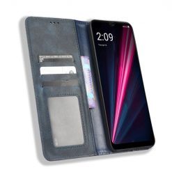 Peňaženkové puzdro Retro Leather modré – T Phone Pro / T Phone Pro (2023) | Lacné Kryty Lacné Kryty | Peňaženkové puzdro Retro Leather modré – T Phone Pro / T Phone Pro (2023) | Lacné Kryty
