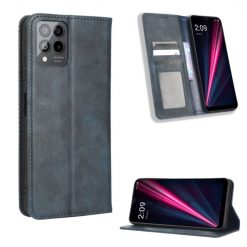 Peňaženkové puzdro Retro Leather modré – T Phone Pro / T Phone Pro (2023) | Lacné Kryty Lacné Kryty | Peňaženkové puzdro Retro Leather modré – T Phone Pro / T Phone Pro (2023) | Lacné Kryty