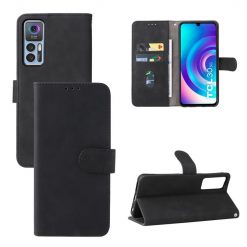 Lacné Kryty | Peňaženkové puzdro Solid čierne – TCL 30 / 30+ | Lacné Kryty