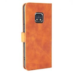 Lacné Kryty | Peňaženkové puzdro Solid hnedé – Nokia XR20 | Lacné Kryty