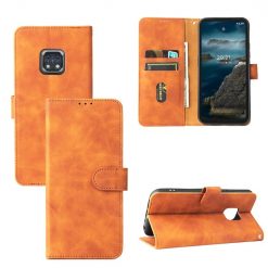 Lacné Kryty | Peňaženkové puzdro Solid hnedé – Nokia XR20 | Lacné Kryty
