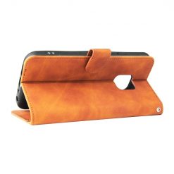 Lacné Kryty | Peňaženkové puzdro Solid hnedé – Nokia XR20 | Lacné Kryty