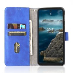 Peňaženkové puzdro Solid modré – Nokia XR20 | Lacné Kryty Lacné Kryty | Peňaženkové puzdro Solid modré – Nokia XR20 | Lacné Kryty