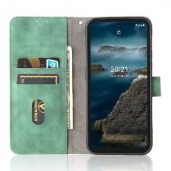 Lacné Kryty | Peňaženkové puzdro Solid zelené – Nokia XR20 | Lacné Kryty