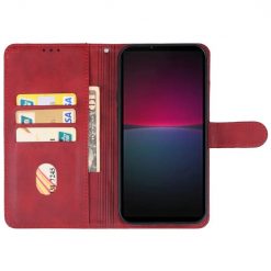 Lacné Kryty | Peňaženkové puzdro Splendid case červené – Sony Xperia 10 V | Lacné Kryty
