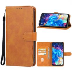 Lacné Kryty | Peňaženkové puzdro Splendid case hnedé – Infinix Hot 20 5G | Lacné Kryty