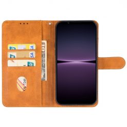 Lacné Kryty | Peňaženkové puzdro Splendid case hnedé – Sony Xperia 1 V | Lacné Kryty