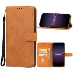 Lacné Kryty | Peňaženkové puzdro Splendid case hnedé – Sony Xperia 1 V | Lacné Kryty