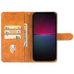 Lacné Kryty | Peňaženkové puzdro Splendid case hnedé – Sony Xperia 10 V | Lacné Kryty