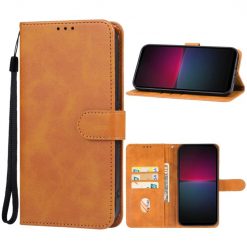 Lacné Kryty | Peňaženkové puzdro Splendid case hnedé – Sony Xperia 10 V | Lacné Kryty