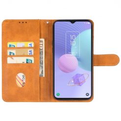 Lacné Kryty | Peňaženkové puzdro Splendid case hnedé – TCL 405 / 406 | Lacné Kryty