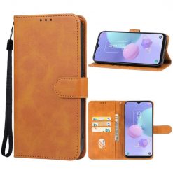 Lacné Kryty | Peňaženkové puzdro Splendid case hnedé – TCL 405 / 406 | Lacné Kryty