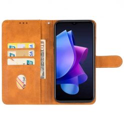 Lacné Kryty | Peňaženkové puzdro Splendid case hnedé – Tecno Spark Go 2023 | Lacné Kryty