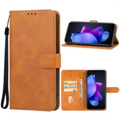 Lacné Kryty | Peňaženkové puzdro Splendid case hnedé – Tecno Spark Go 2023 | Lacné Kryty