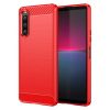 Lacné Kryty | Zadný Kryt Carbon čierny – Sony Xperia 10 V | Lacné Kryty