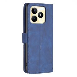 Knižkové puzdro Rhombus modré – Realme C53 | Lacné Kryty Lacné Kryty | Knižkové puzdro Rhombus modré – Realme C53 | Lacné Kryty