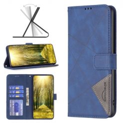 Knižkové puzdro Rhombus modré – Realme C53 | Lacné Kryty Lacné Kryty | Knižkové puzdro Rhombus modré – Realme C53 | Lacné Kryty