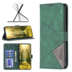 Lacné Kryty | Knižkové puzdro Rhombus zelené – Realme C53 | Lacné Kryty
