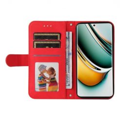 Lacné Kryty | Knižkové puzdro Skin Feel case červené – Realme 11 Pro / 11 Pro+ | Lacné Kryty