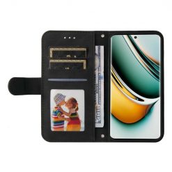 Lacné Kryty | Knižkové puzdro Skin Feel case čierne – Realme 11 Pro / 11 Pro+ | Lacné Kryty